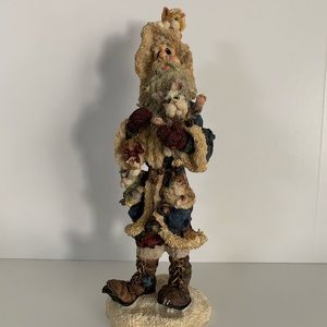 BOYDS BEAR Furry Friends Christmas Santa WITH ORIGINAL BOX